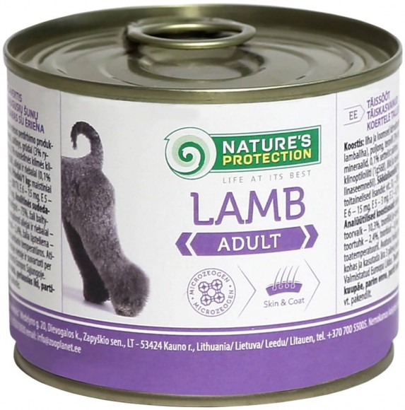 Консервы Nature’S Protection Adult Lamb для взрослых собак (ягненок)