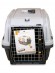 Переноска MPS SKUDO 1 для кошек и собак мелких пород с металлической дверцей и замком серая (48х31,5х31h см)