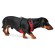 Шлейка для собак Hunter Manoa M (44-55 см) нейлон/сетчатый текстиль красный