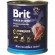 Консервы Brit Premium by Nature с говядиной и рисом для собак 6 шт