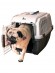 Переноска MPS SKUDO 3 для кошек и собак средних пород с металлической дверцей и замком серая (60х41х40h см)