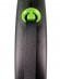 Поводок-рулетка Flexi Black Design L для собак до 50 кг лента 5 м (зеленый)