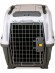 Переноска MPS SKUDO 4 для крупных кошек и собак средних пород с металлической дверцей и замком серая (68х48х51h см)