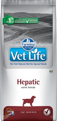 Корм Farmina Vet Life Dog Hepatic для собак при заболеваниях печени