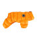 Комбинезон Puppia Jumpesuit А для собак сверхлегкий, размер S (оранжевый)