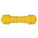 Игрушка Mr.Kranch Гантель для собак дентальная желтая с ароматом сливок 18 см