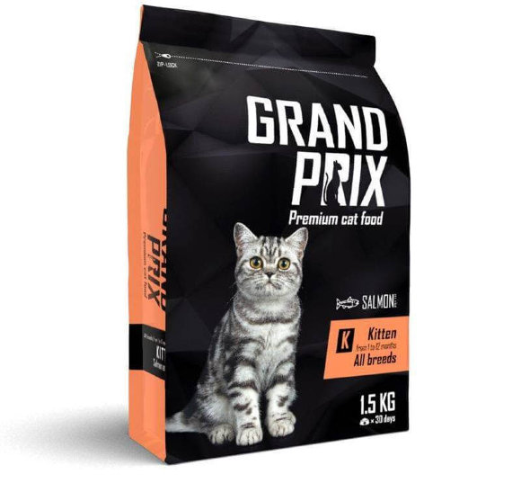 Корм Grand Prix Kitten для котят с лососем