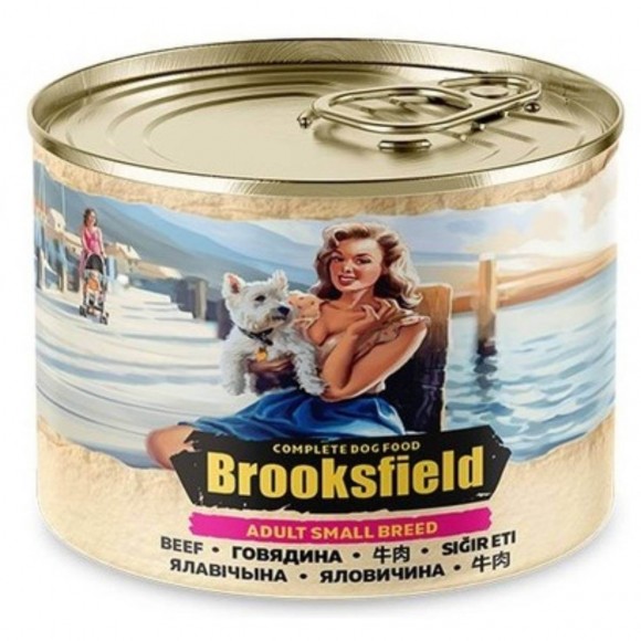 Консервы Brooksfield Adult Small Breed для взрослых собак мелких пород (говядина)
