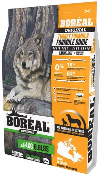 Корм беззерновой Boreal Original All Breed Turkey Formula Grain Free для собак всех пород (индейка)