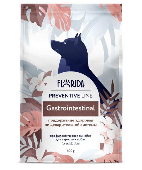 Сухой корм Florida Preventive Line Gastrointestinal для собак для поддержания здоровья пищеварительной системы