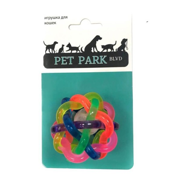 Игрушка Pet Park Мячик светящийся для кошек, пластик