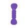 Игрушка Mr.Kranch Гантель для собак дентальная с пищалкой фиолетовая с ароматом сливок 22 см