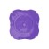 Игрушка Mr.Kranch Гантель для собак дентальная с пищалкой фиолетовая с ароматом сливок 22 см