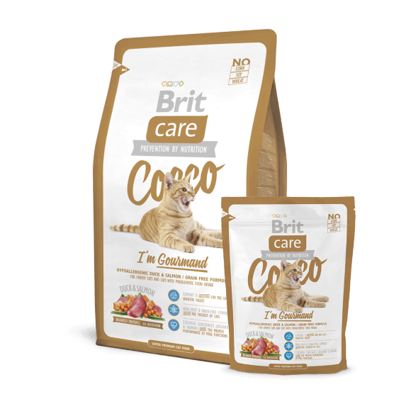 Корм Brit Care Cocco Gourmand для кошек беззерновой