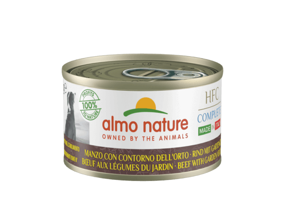 Полнорационные консервы для собак Almo Nature итальянские рецепты (говядина с овощами)