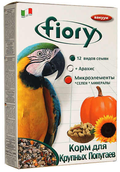Корм Fiory Pappagalli для крупных попугаев