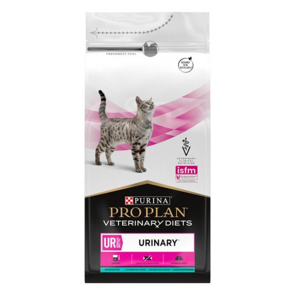 Сухой корм Purina Pro Plan Veterinary Diets UR ST/OX Urinary для взрослых кошек при болезни мочевыводящих путей, с океанической рыбой