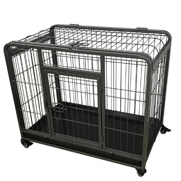 Клетка на колесах Duvo+ Heavy Duty Crate для животных двухдверная 123х75х81см
