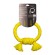 Жевательное кольцо-канат Playology Dri-Tech Ring для собак средних и крупных пород с ароматом курицы, желтый