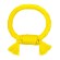 Жевательное кольцо-канат Playology Dri-Tech Ring для собак средних и крупных пород с ароматом курицы, желтый