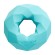 Жевательное кольцо-многогранник Playology Channel Chew Ring для собак средних и крупных пород с ароматом арахиса, голубой