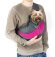 Сумка-переноска EBI Crazy Paws Sarah для собак 25х15.5х43см (розовая)