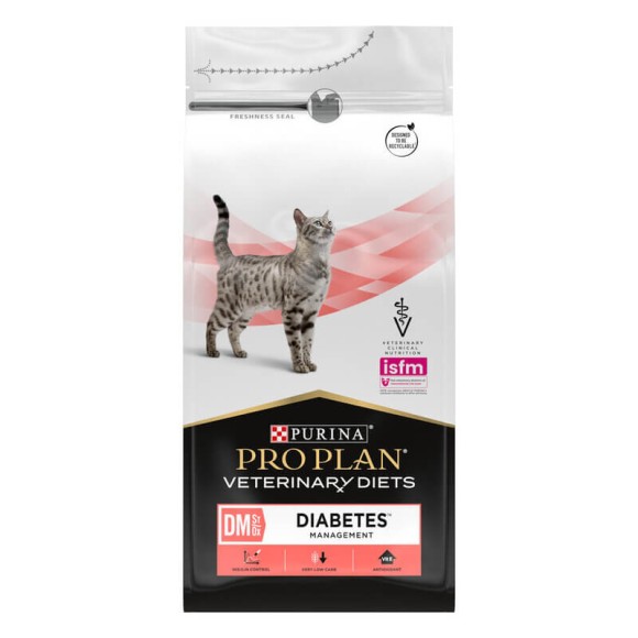 Сухой корм Purina Pro Plan Veterinary Diets DM ST/OX Diabetes Management для кошек при сахарном диабете