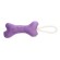 Игрушка Mr.Kranch Косточка для собак мелких и средних пород с канатом 31х9х4см, фиолетовая