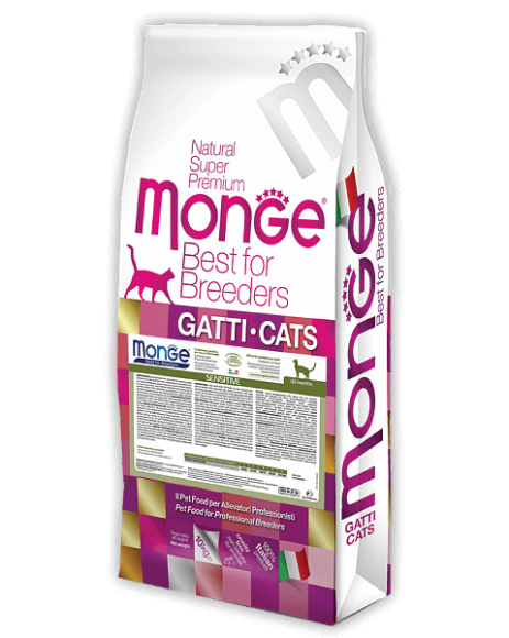 Корм Monge для кошек с чувствительным пищеварением