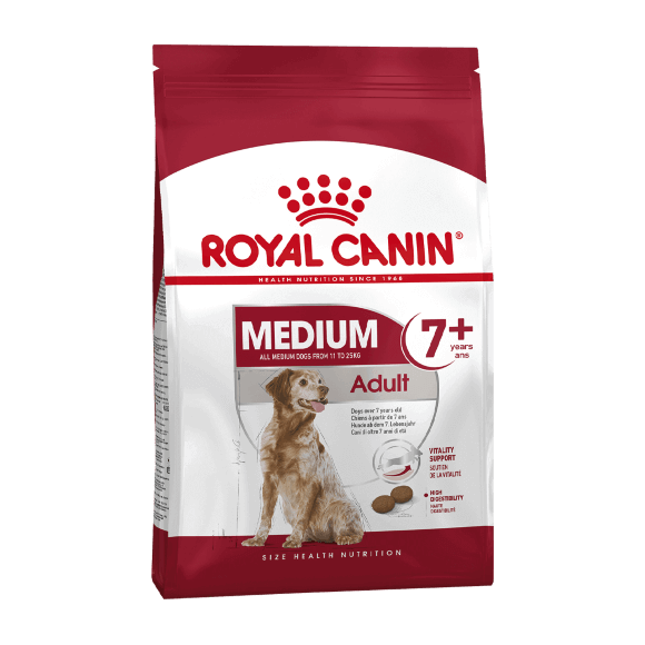 Корм Royal Canin Medium Adult 7+ для пожилых собак средних пород