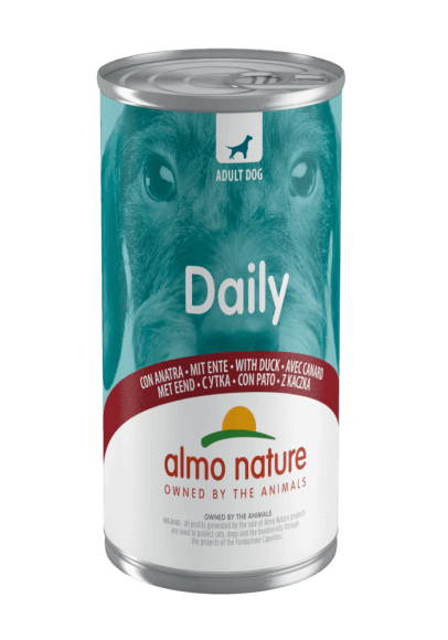 Консервы Almo Nature Daily для собак меню с уткой
