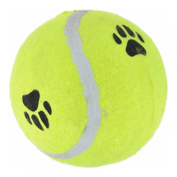 Игрушка Мячик теннисный Beeztees с отпечатками лап