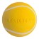 Жевательный мяч Playology Squeaky Chew Ball для собак средних и крупных пород с пищалкой и с ароматом курицы, желтый, 8 см