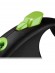 Поводок-рулетка Flexi Black Design XS для собак до 8 кг трос 3 м (зеленый)