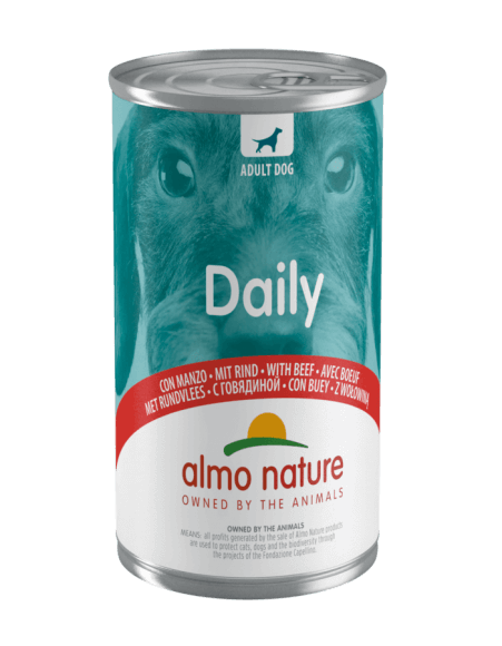 Консервы Almo Nature Daily для собак меню с говядиной