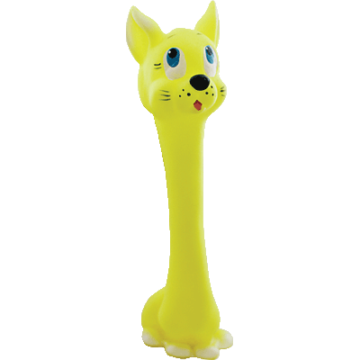 Игрушка Зооник гантель кошка для собак 20см