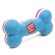 Игрушка GiGwi Кость для собак с пищалкой маленькая, теннисный материал