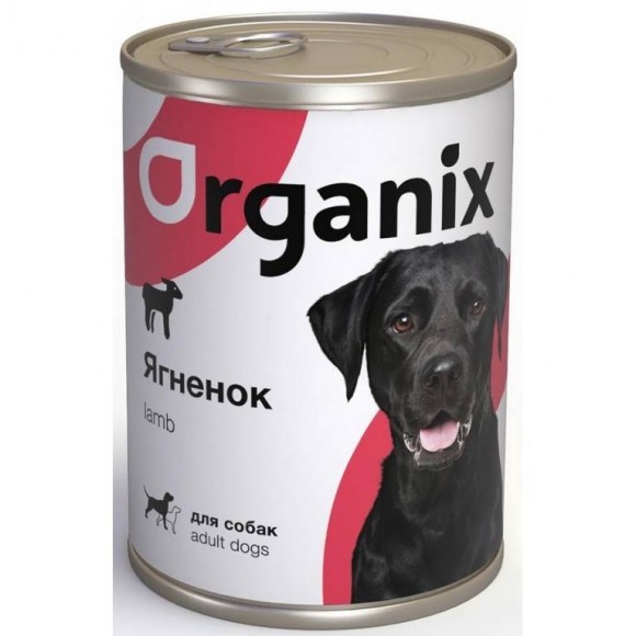 Консервы для собак Organix с ягненком 410г / 20шт