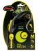Поводок-рулетка Flexi Neon New Classic M для собак до 20 кг трос 5 м (жёлтый)