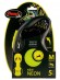 Поводок-рулетка Flexi Neon New Classic M для собак до 25 кг лента 5 м (жёлтый)