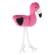 Игрушка Mr.Kranch Фламинго для собак мелких и средних пород с канатом и пищалкой 24х13,5х6см, ярко-розовый