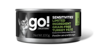 Консервы Go! Ltd Ingredient Grain-Free Turkey беззерновые для кошек с чувствительным пищеварением (паштет с индейкой)