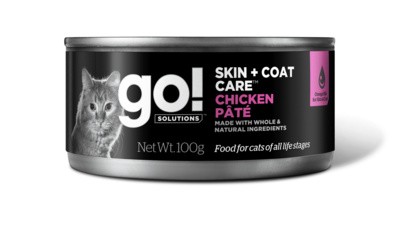 Консервы GO! Skin+Coat Chicken Pate CF для кошек всех возрастов (паштет с курицей)