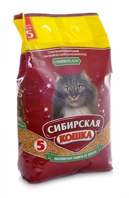 Впитывающий наполнитель Сибирская кошка "Универсал"