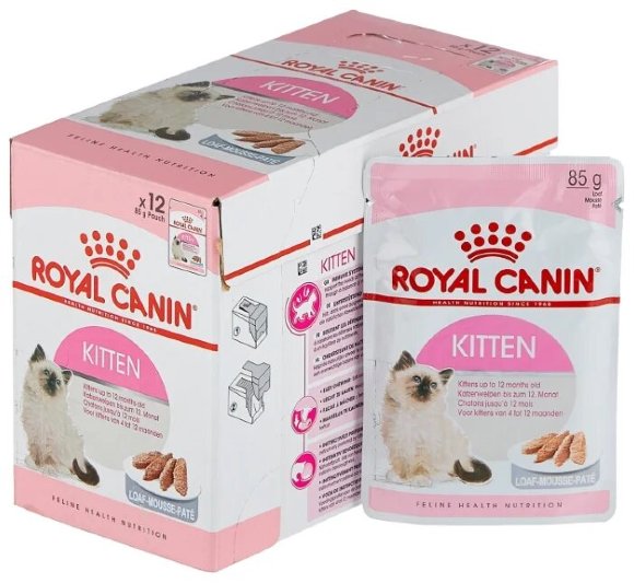 Консервы Royal Canin Kitten Instinctive для котят (паштет) 12 шт