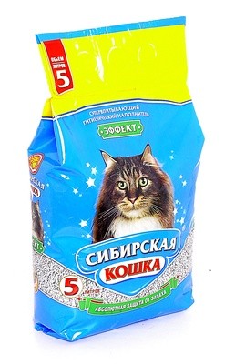 Впитывающий наполнитель Сибирская кошка "Эффект"