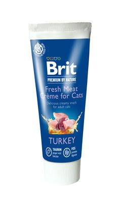 Паста Brit Premium by Nature для кошек из индюшки с печенью