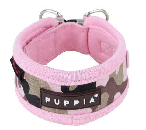 Ошейник Puppia Gala для собак размер S (розовый камуфляж)