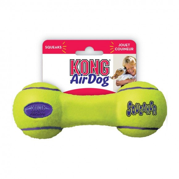 Игрушка Kong для собак Air "Гантель" большая 23см