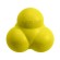Жевательный тройной мяч Playology Squeaky Bounce Ball для собак средних и крупных пород с пищалкой и с ароматом курицы, желтый